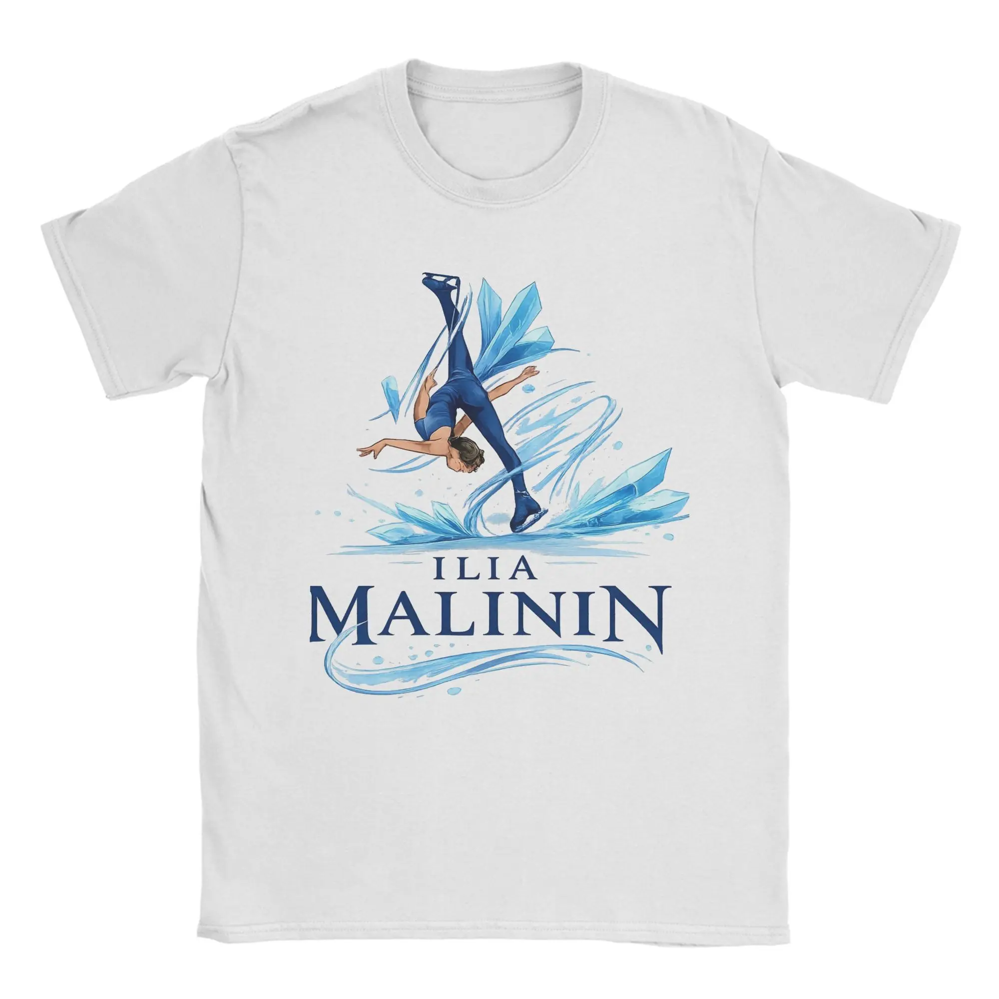 

Men's Ilia Malinin Poster T Shirts Pure Cotton Clothes Novelty Short Sleeve Round Neck Tees Adult T-Shirts