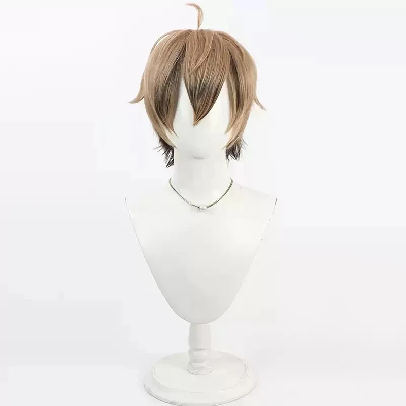 2025 aaa 애니메이션 토겐 안키 진 코우가사키 코스프레 가발 짧은 금발 검정색 내열성 헤어 할로윈