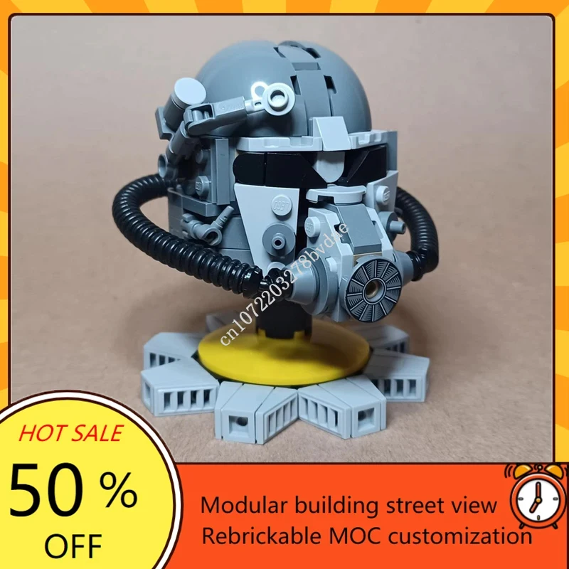 248PCS Space T-60 Power Armor Helmet - TECH Star Movie Ultimate Collection Building Blocks Children birthday toys