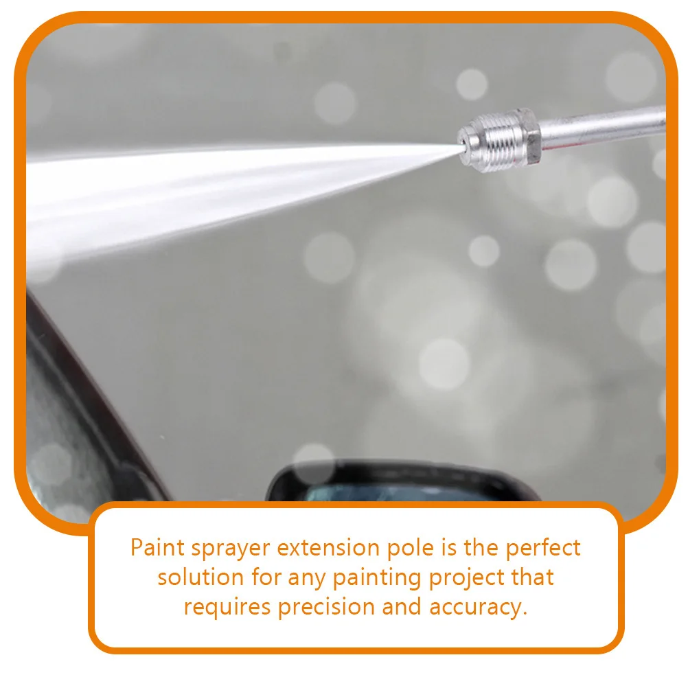 

3pcs Paint Sprayer Extension Pole Aluminum Alloy Adjustable Rods For High Ceilings Corners Large Surfaces Extension Pole For