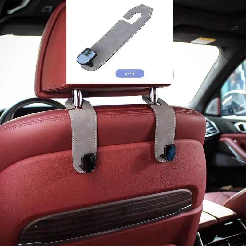 Car Seat Back Hook Multifunctional Front Rear Row Hanging Holder Car Interior Storage Organizer Universal Auto Decor Accessories