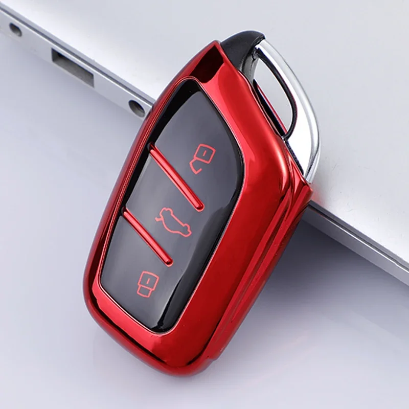 Car Smart Key Cover Case for Roewe RX5 i6 i5 RX3 RX8 ERX5 for MG ZS EV MG6 EZS HS EHS 2019 2020 Bag Holder Shell Accessories