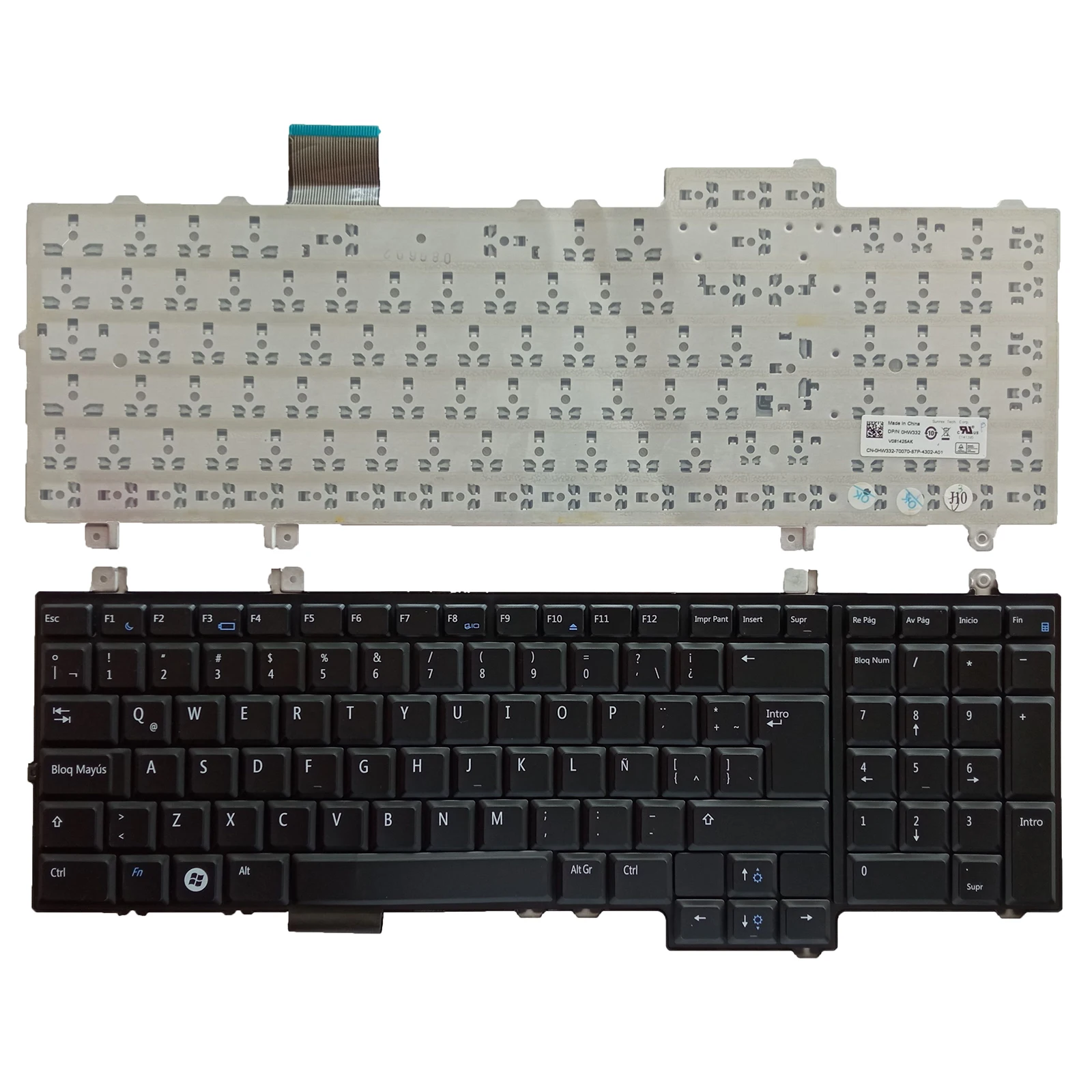 

NEW LA keyboard For DELL Studio 17 1735 1736 1737 teclado