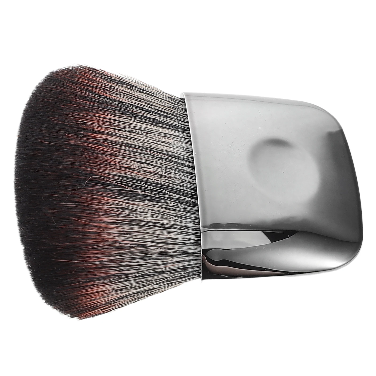 فرشاة مكياج: أداة بودرة أحمر الخدود الصغيرة المسطحة للسفر، فرشاة وجه محمولة ذات شعيرات ناعمة للنساء #1