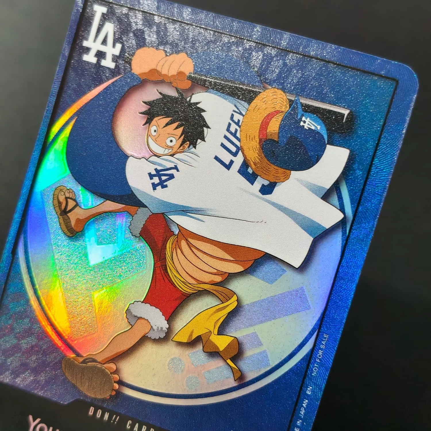Selbstgemachter Proxy English One Piece Night DON!! Karten-Promo DIY EB02-010 Baseball-Serie Sammelkarten-Spielzeug