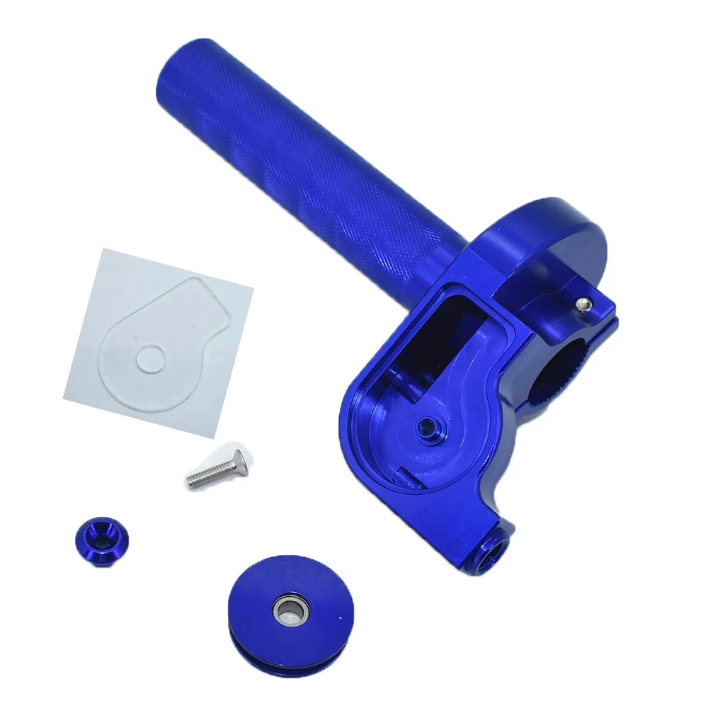 Quick Twister CNC Aluminum 22mm Handlebar Throttle Grip for CRF50, 70, 110, IRBIS 125, 250 Dirt Pit Bike Motorcycle Motocross