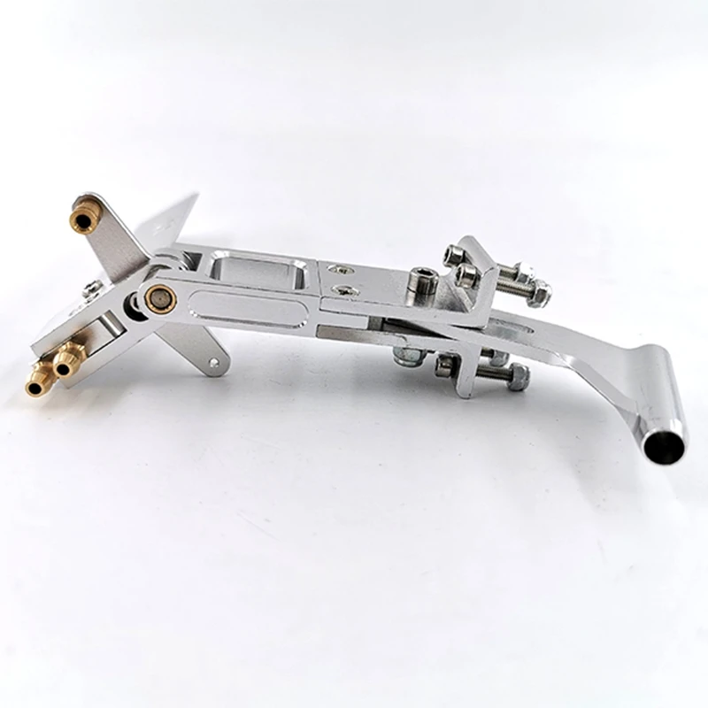 A63T-1PC Brushless 110Mm Water Absorbing Rudder Aluminum Suction Steering Rudders+Tail 4Mm Shaft Bracket For CAT RC Jet Boats Pa