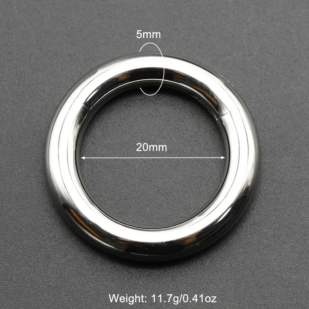 Starose Smooth Hinged Steel Segment Ring 00g Steel 6