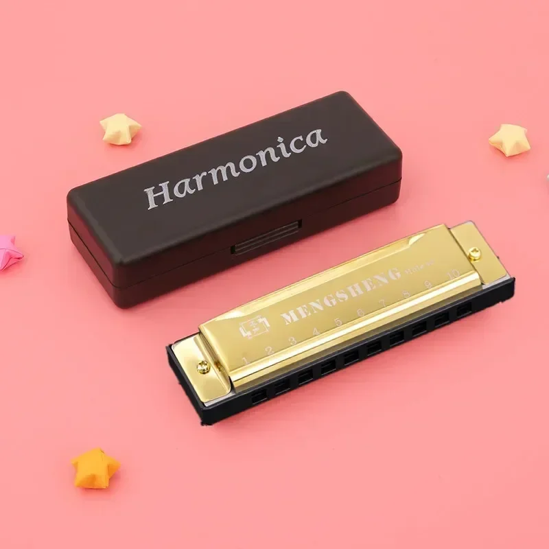 Harmonica 10 Holes Harp 20 C Tone Diatonic Harp Key C Blues Jazz Band Mouth Organ Harp Early Education Baby Music Sense Training