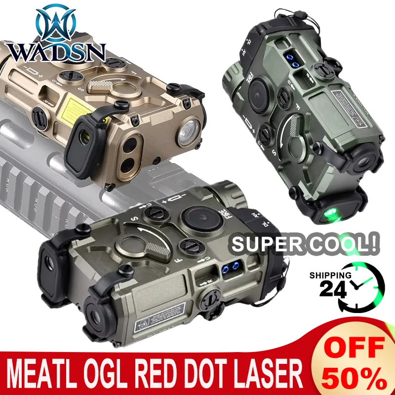 

WADSN OGL IR Sight Flashlight Red Green Blue Dot Ogl Laser Airsoft Zeroing Strobe White LED Weapon Light 20mm Picatinny Rail