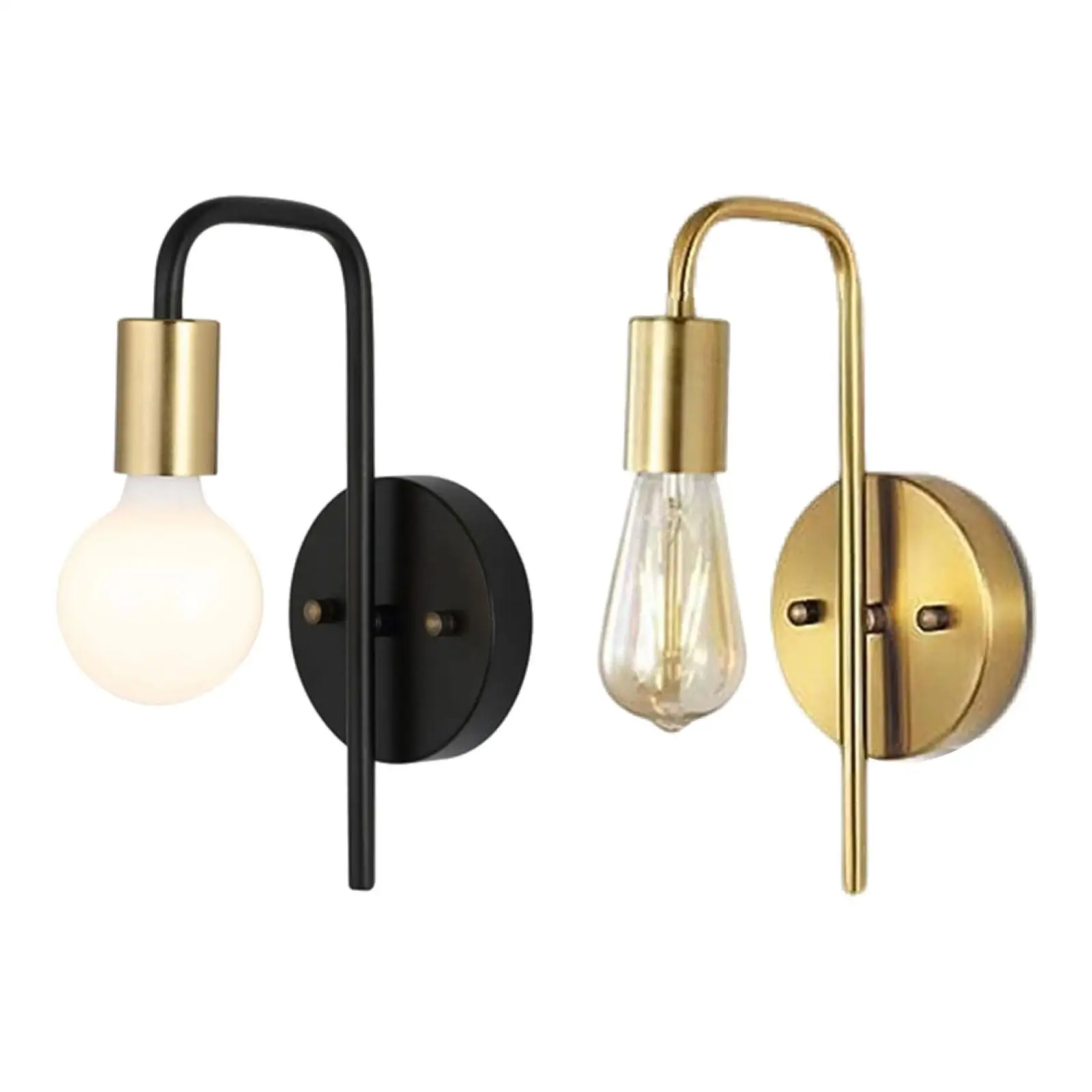 

Metal Wall Lamp Wall Sconce Hardwired Lighting Minimalist Wall Reading Light for