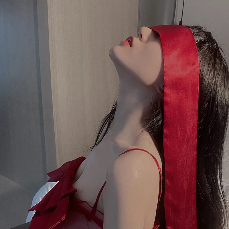 

Silk Eye Cover Savour Eye Patches Cute Blindfold Silk Ribbon Satin Silk Sleep Mask Sexy For Women Gift Surprise