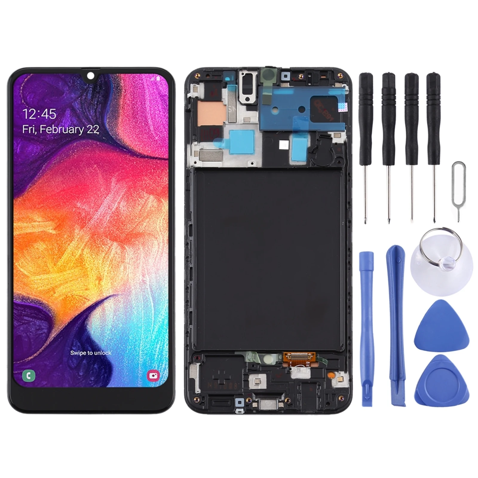 

TFT LCD Screen for Samsung Galaxy A50 Digitizer Full Assembly with Frame