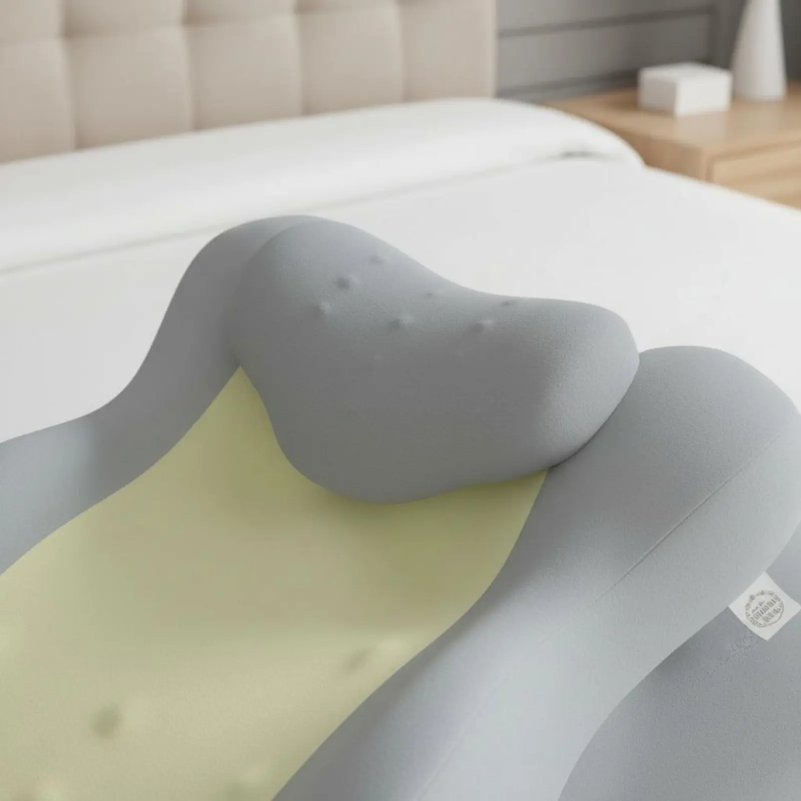 viscoelastic-foam-bed-incline-pressure-relief-gastric-reflux-pillow-elevated-sleeping-pillow-breathable-textile-foam-bed-incline