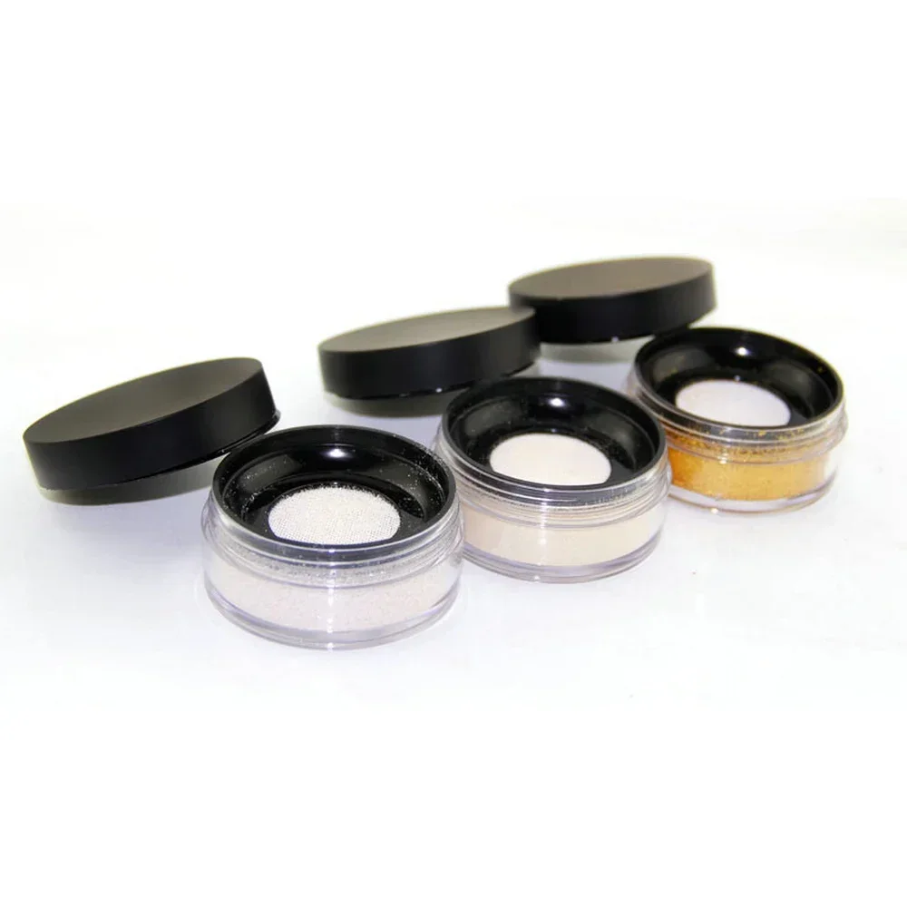 

3-Color Private Label Highlighter Loose Powder Custom Bulk Shimmering Waterproof Pearlescent for Face and Eyes Makeup Beauty