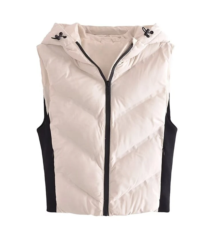 

Women's Faion Svel Cotton Vest 2023 Autumn New Arrival Versatile Slimming ort Tank Top Zipper Closure Other Materia...