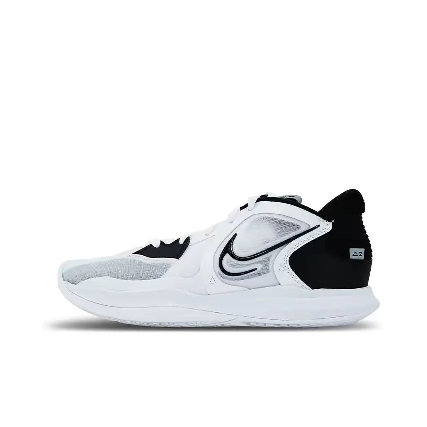 Nike Kyrie 5 round toe shock-absorbing slip resistant and durable mid top basketball shoes for both men and women