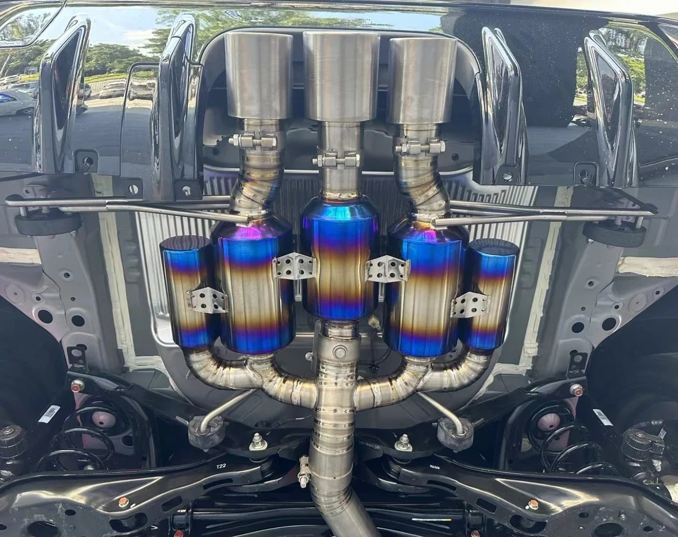 

Factory Performance Titanium Exhaust System For HONDA CIVIC 11TH GEN FL5 hatchback Straight pipe Exhaust JDM