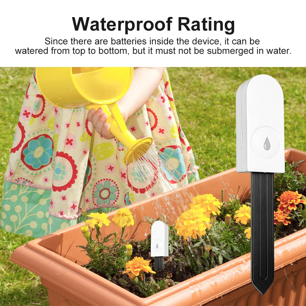 Zigbee 3.0 Soil Moisture Sensor Temperature and Humidity Thermohygrometer Garden Automation Irrigation Detector Alexa Google view 5