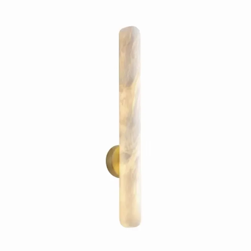 Modern LED Wall Lamp Marble Texture Indoor Lighting Fixture for Living Room Bedroom Hallway Contemporary Home Decor Light