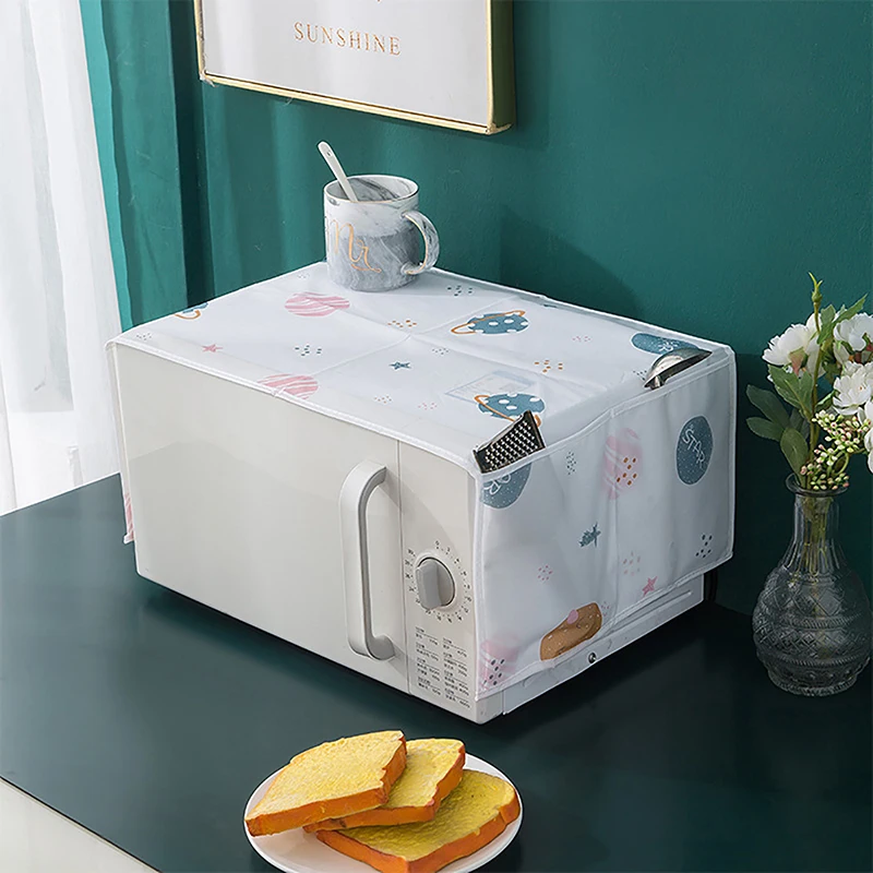 Refrigerator Covers Dustproof Storage Bag Washing Machine Cover Washable PEVA Covers Household Storage Organization Home
