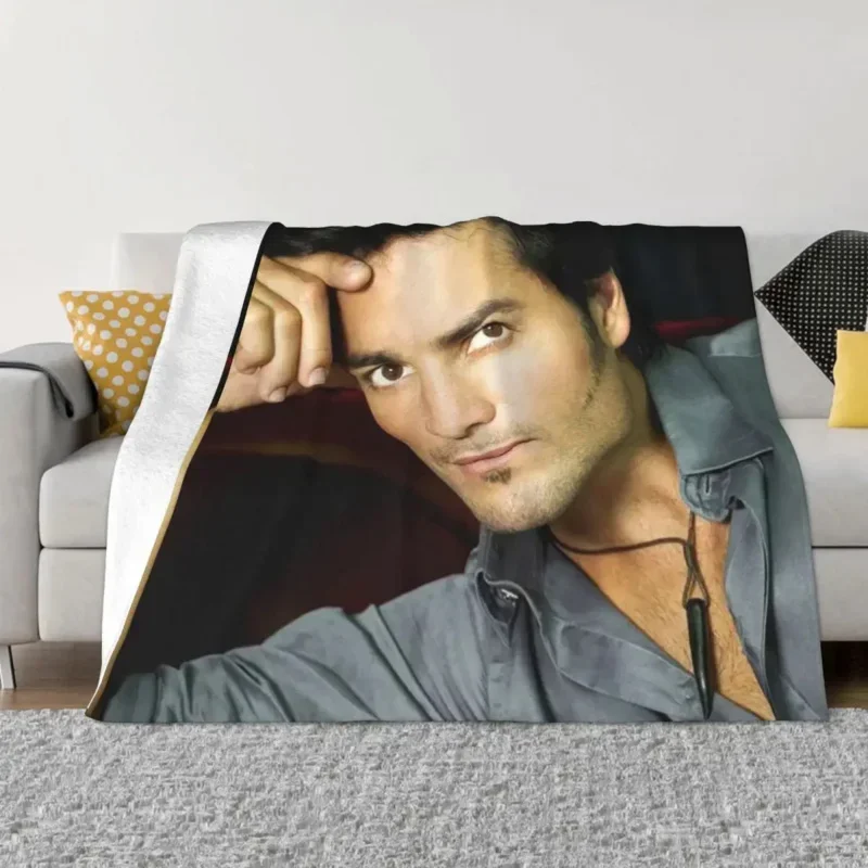 Chayanne Actor Super Twoca Star Blanket Flannel Textile Decor Singer Ultra-Soft Throw Blankets for Sofa Outdoor Bedding Throws