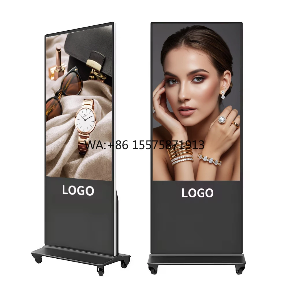 Indoor LED LCD Advertising Display Touch Screen Kiosk USB Power Supply for Airport Elevator Video Wall with SDK Function
