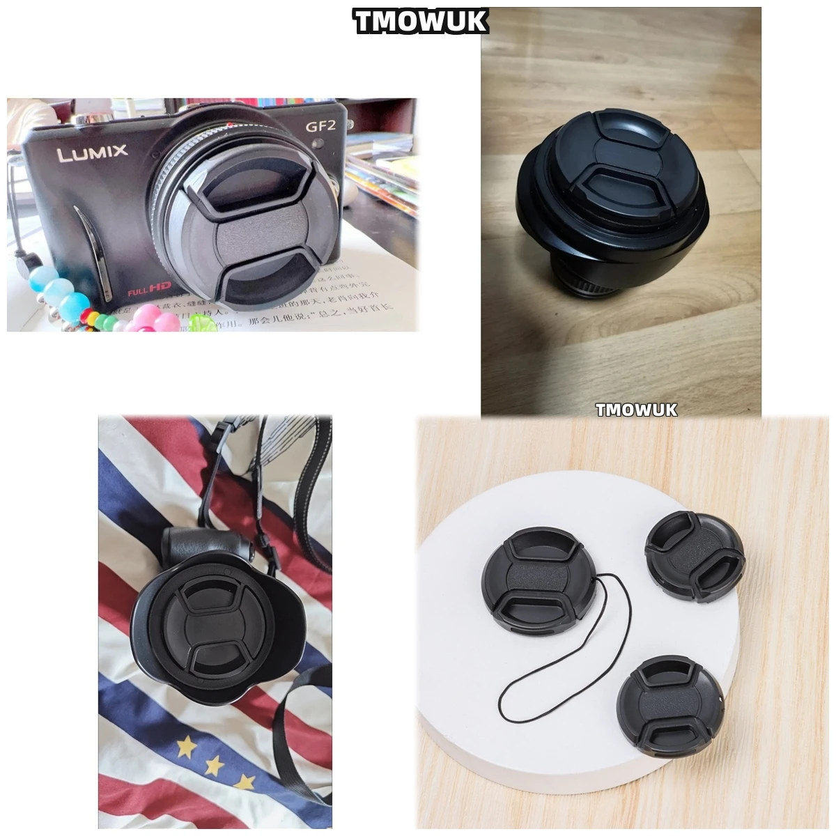 

For OLYMPUS PEN E-P1234567 E-M M-1 CM-10 IS10 Camera Lens Cap Protective Cover Center Pinch Snap-on 49mm 52 55 58 62 67 72 77 82