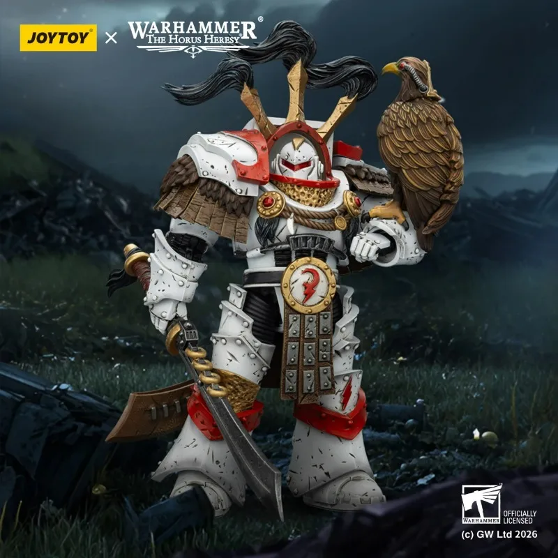 

В наличии JOYTOY Warhammer 1/18 Капитан Легиона White Scars в броне Терминатора с кибер-орлиной чогорийской саблей Combi-Melta