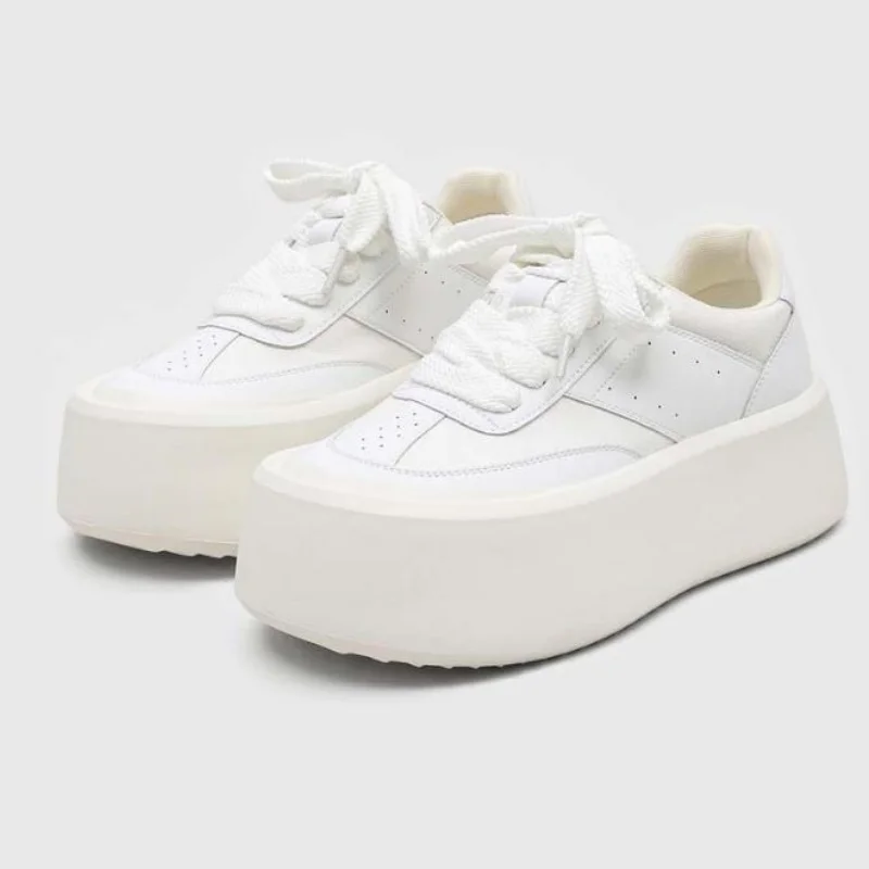 Sneaker Casual Men Designer Retro White Board Shoes Fashion Nubuck Leather Breathable Height Increased Flat Platform Sport Shoes