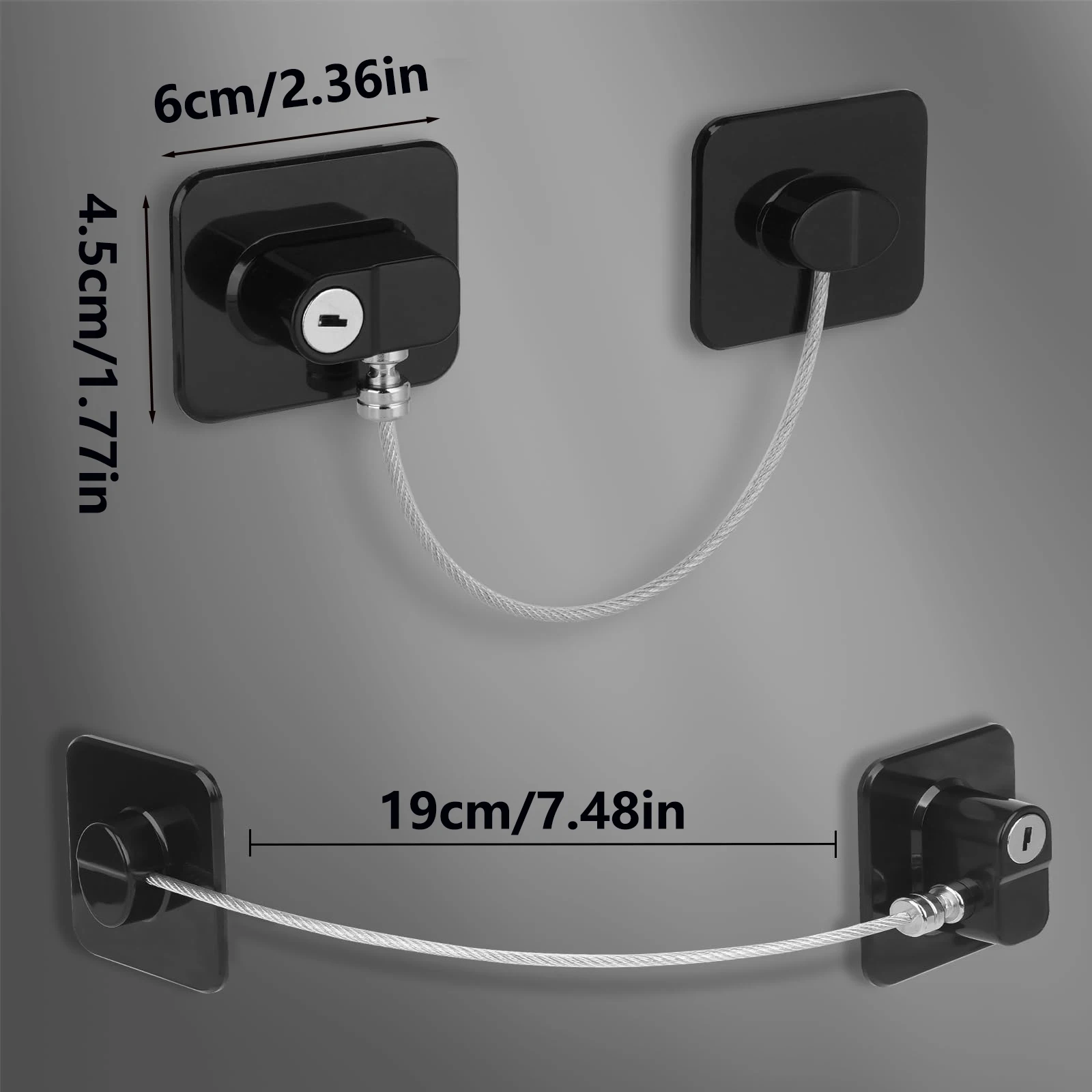 Baby Child Safety Lock Window Refrigerator Opening Security Cable Door Lock For Kids Safety Protector Protection Child Safety