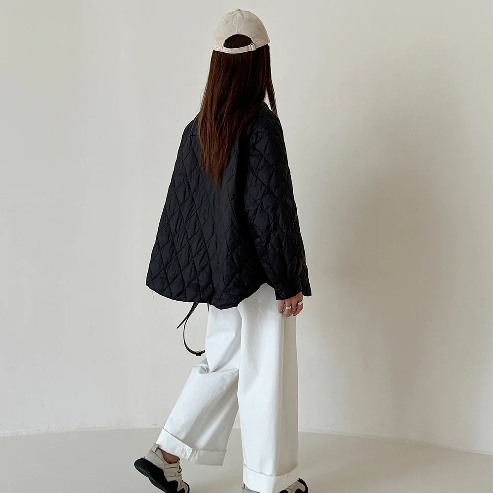 2025 outono/inverno jaqueta feminina para deslocamento camisa casual 90 jaqueta de pato branco