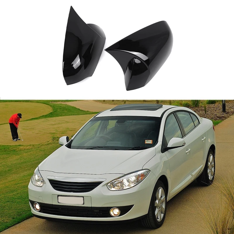 Exterior Rear View Mirror Cover For Renault Fluence 2009-2015 Side Wing Mirror Cover