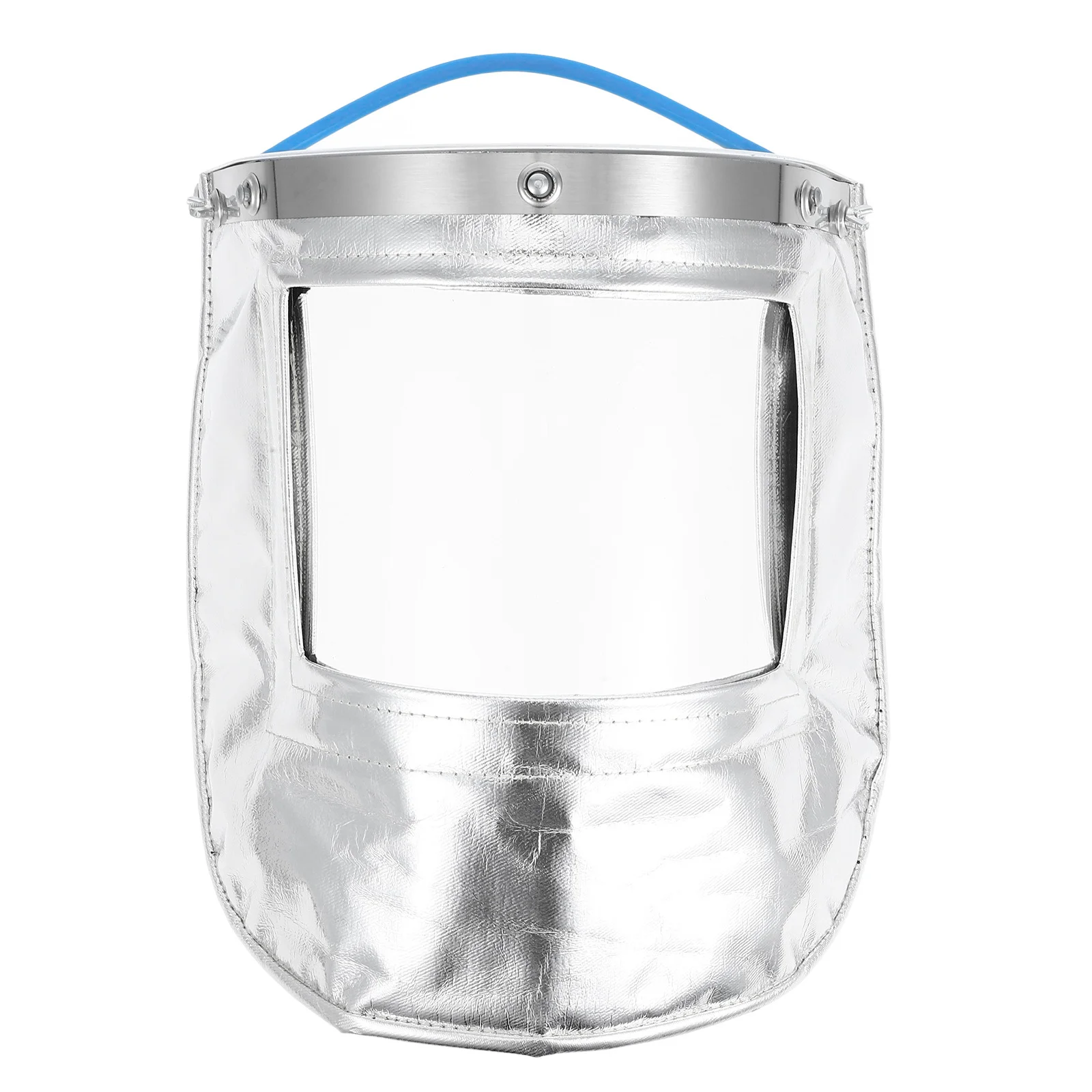 高温耐性フェイスシールド透明溶接マスクアルミ箔フルフェイス保護調節可能なヘッドギア