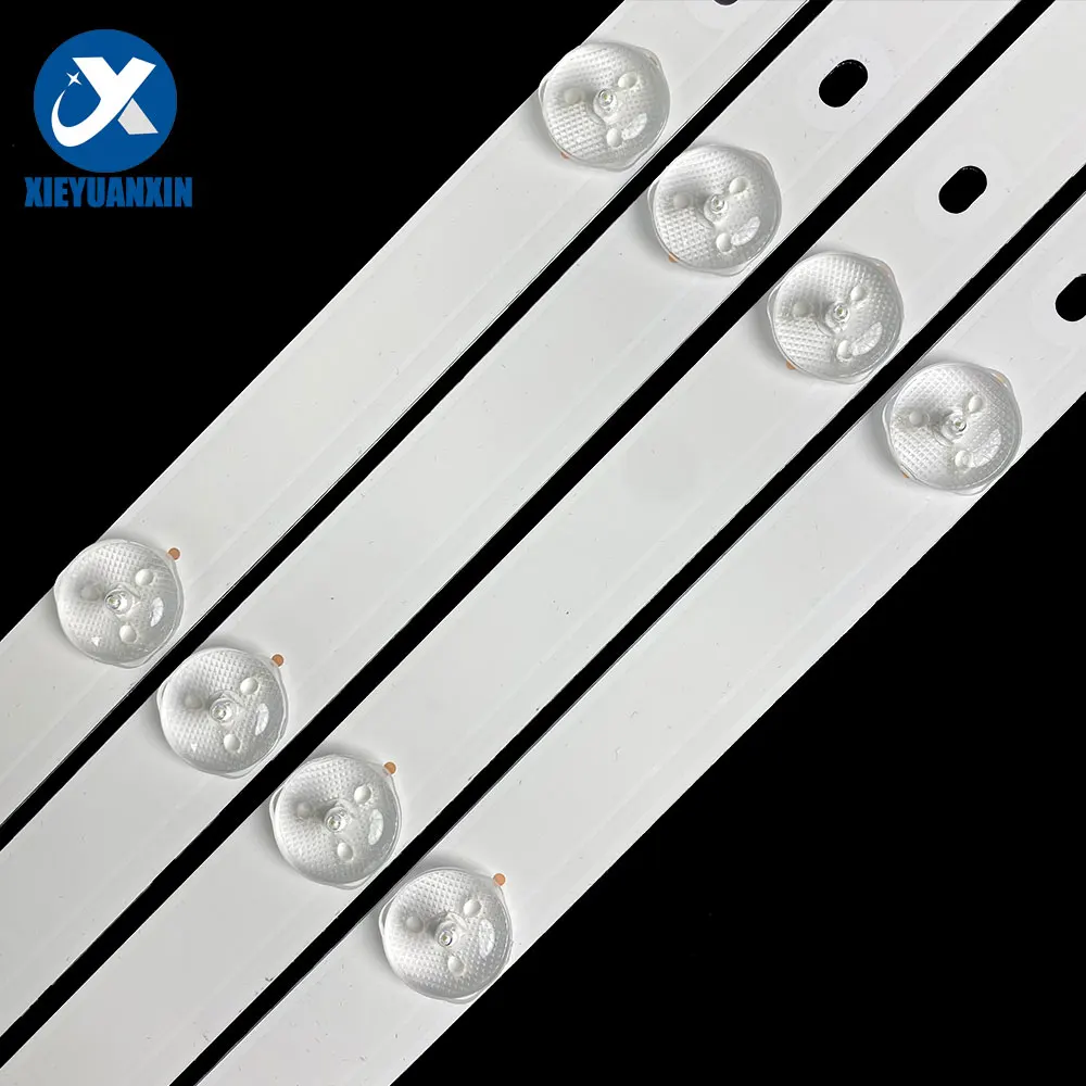 4 Buah 855Mm UNTUK Changhong 42 Inci Lampu Latar LED Strip TV 10LED 3V & 1W LED43D7200 LED43U60 43D7200 LU43V809A GD43D2000 LED43C6500