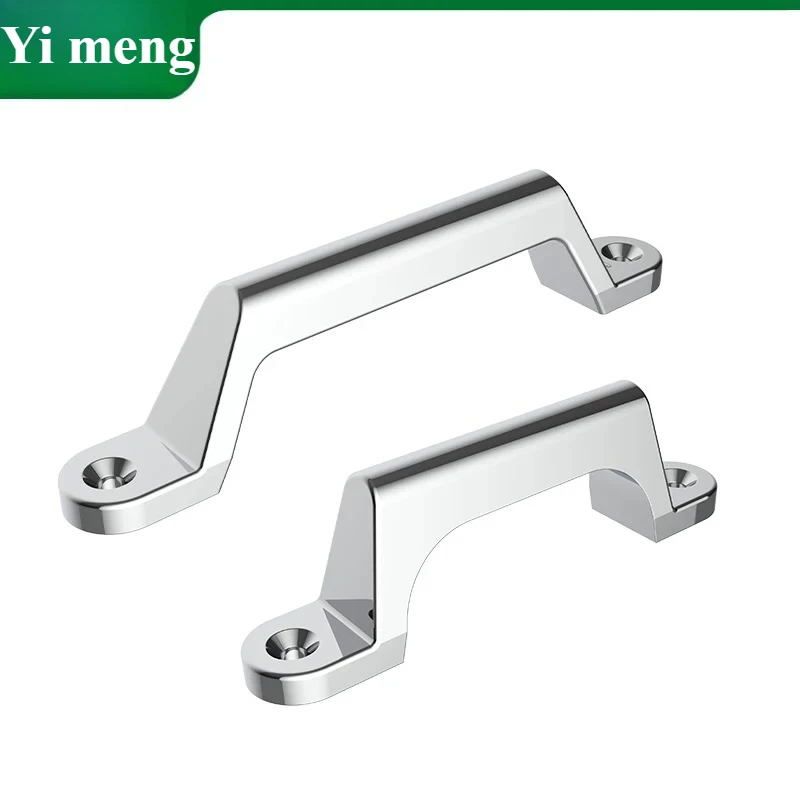304 stainless steel die-cast handle for heavy-duty power distribution cabinet door hardware component