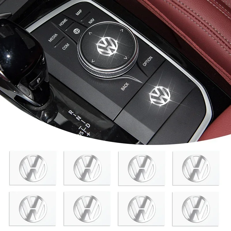 

2/5/10pcs Car Logo 3D Metal Stickers Decorative Accessories For Volkswagen Volvo Jaguar Honda MG Nismo TRD Acura Mitsubishi