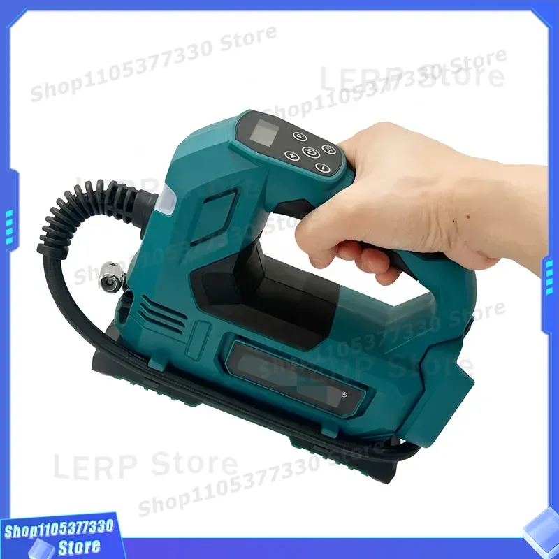18V Cordless Car Tire Inflator High Efficiency Portable Air Pump for Auto Repair Controllable Pressure Wireless Electric Pump
