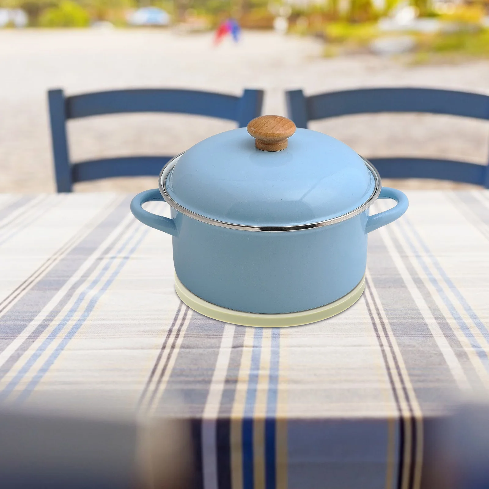 

Round Silicone Trivets Heat Resistant Non-Slip Countertop Protectors Microwave Safe Pot Holders Dish Pads Matcha