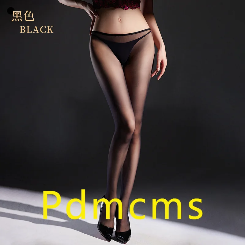

2025 new XHN 8mm minimalist narrow-edge deep crotch seamless stockings transparent velvet 360-degree seamless high-elastic panty