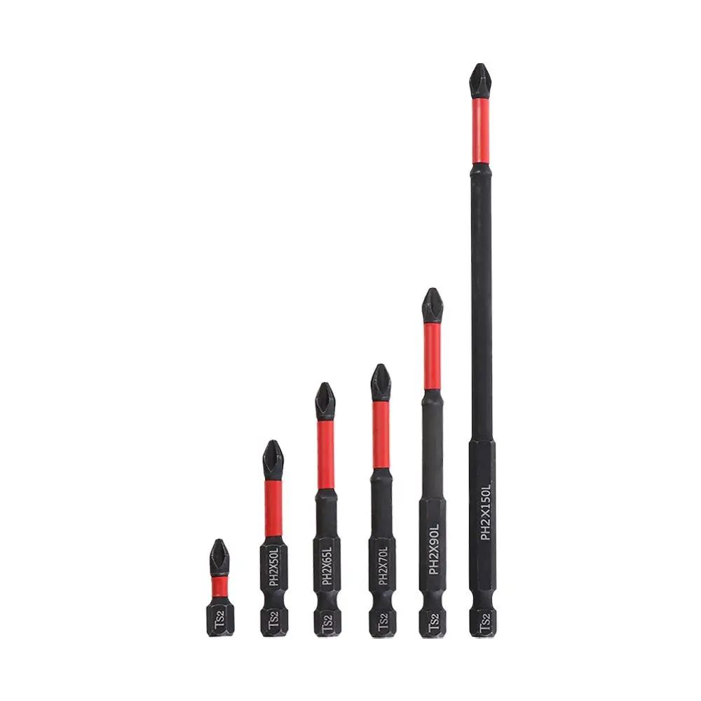 Non-slip Impact Batch Head High Hardness Impact Strong Cross Head Bit High Torque WaterProof PH2 Screwdriver Bits