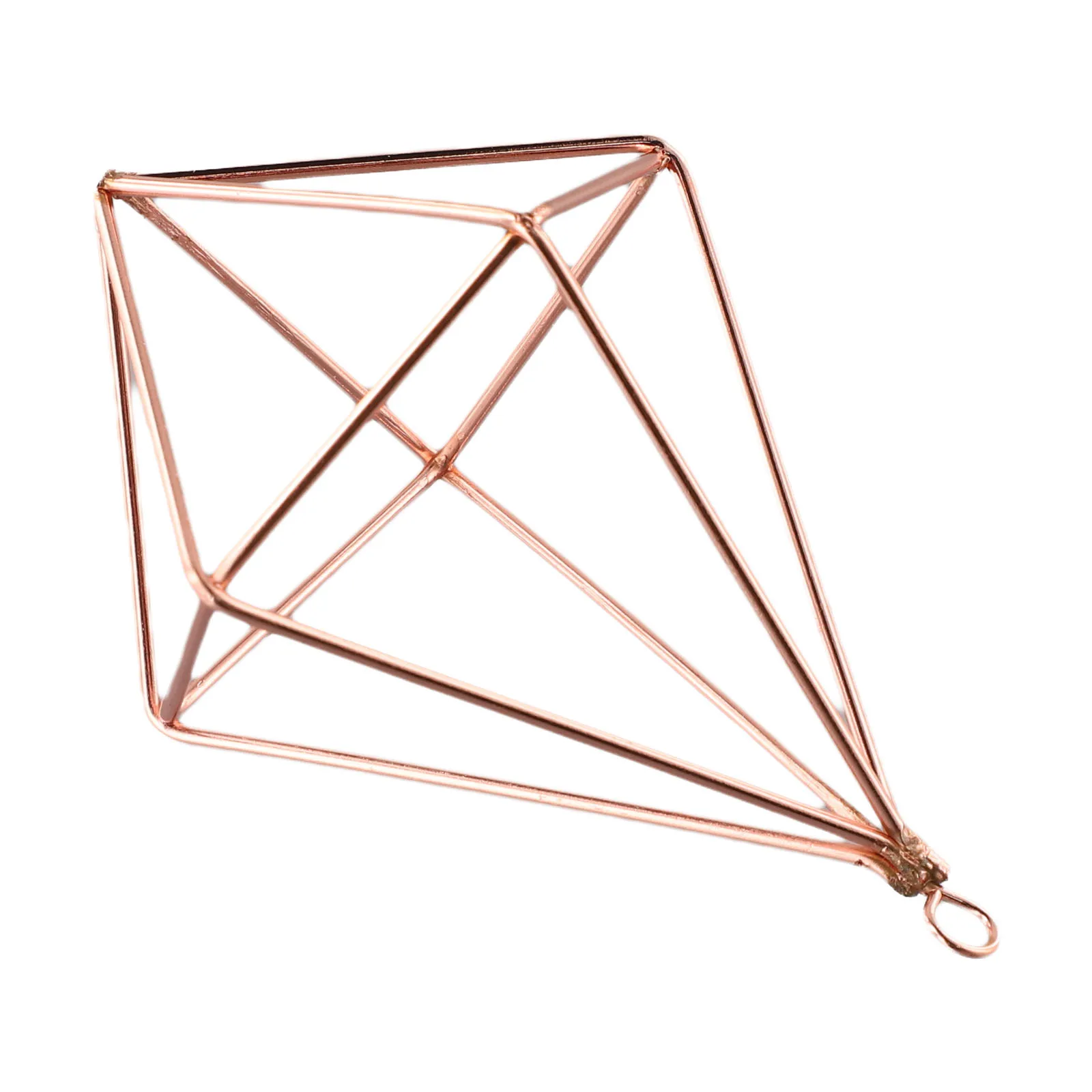 Plant Flower Pot Decoration Design Metal Hanging geometric Shape Basket Home Outdoor Art Hanger Furnishing Holder