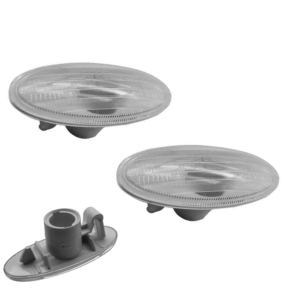 2PCS Car Turn Signal Lamp For Nissan Cube Juke Note Leaf Panel Lamp Side Turn Signal Light Cover Fender Marker Car Accessories