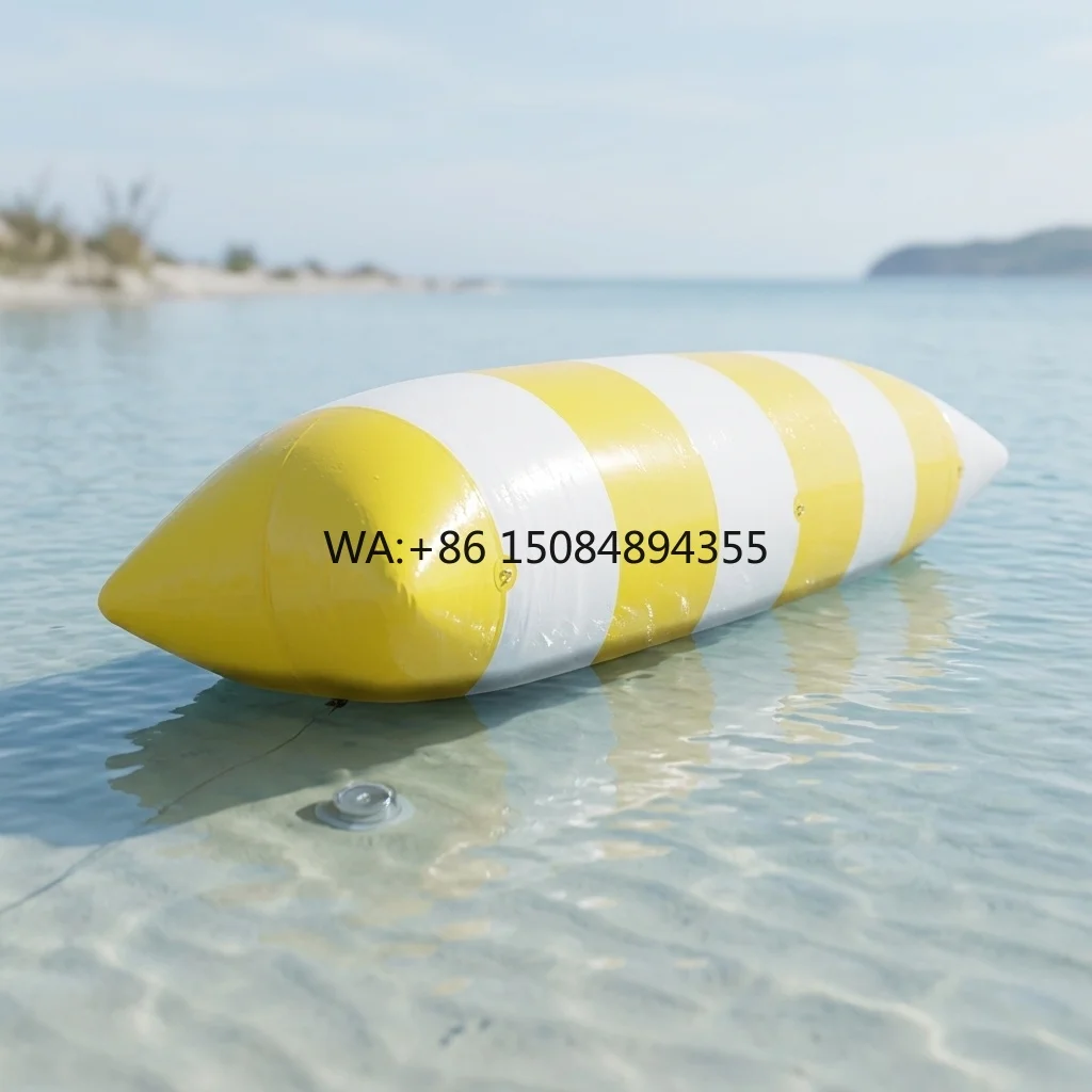 Summer  Water Playing Inflatable Jumping Blob  Bounce airbag for Yacht Party Rental