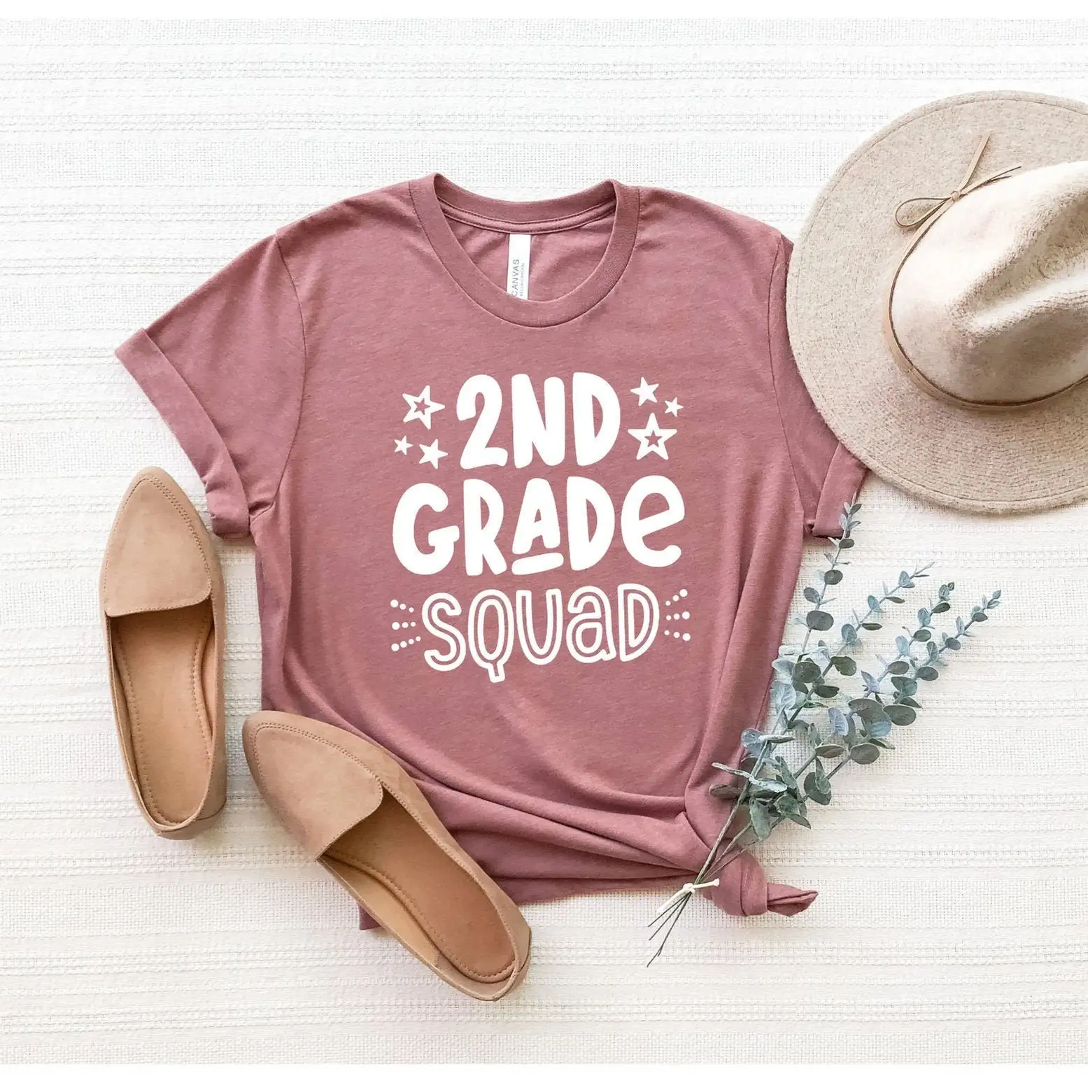 2Nd Grade Squad T Shirt Back To School First Day Of Hello Second