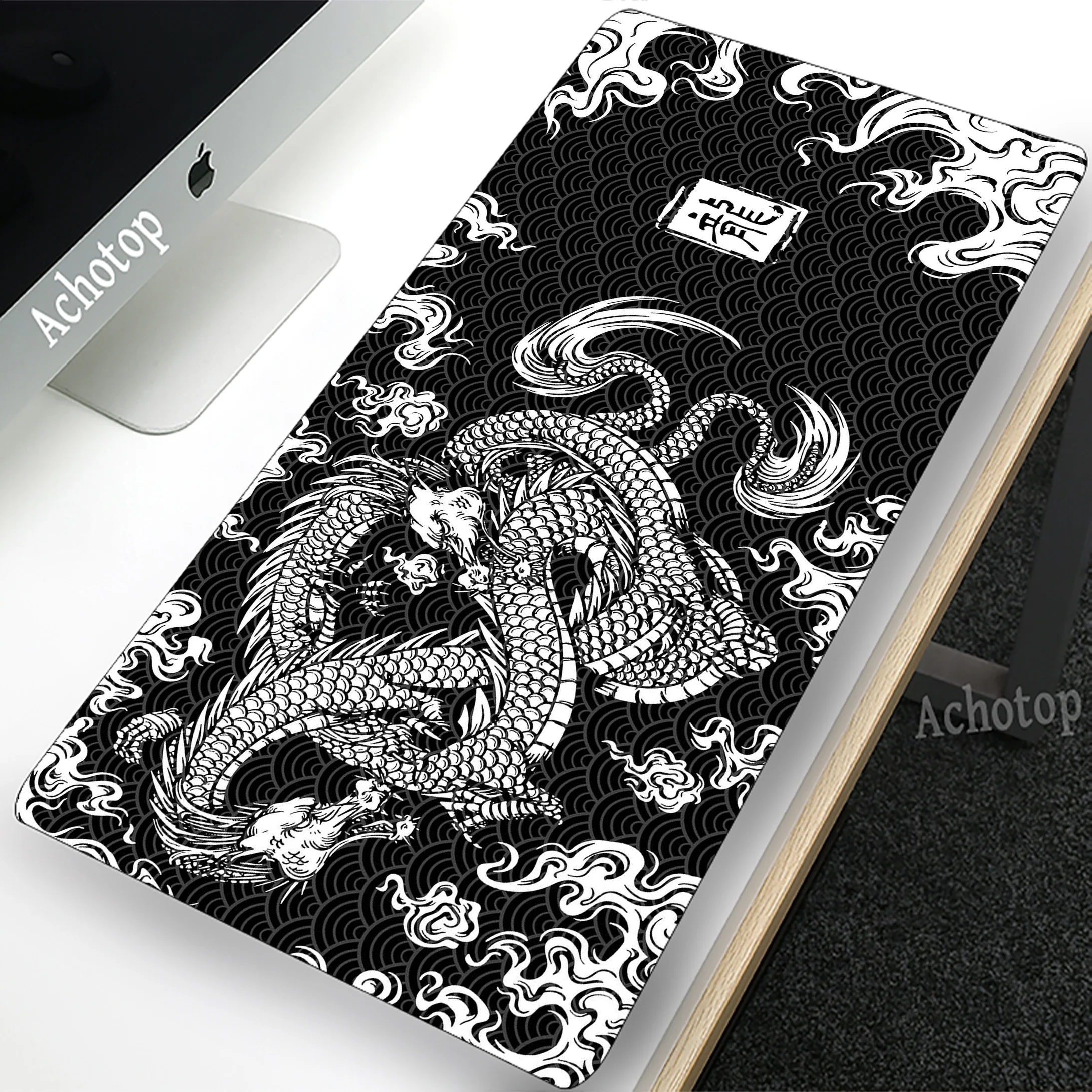 

Dragon Large Mouse Pad Gamer Mousepad Office Accessories For Desk Mat Notebook Game Keyboard Pads 900x400mm Locking Edge Carpet