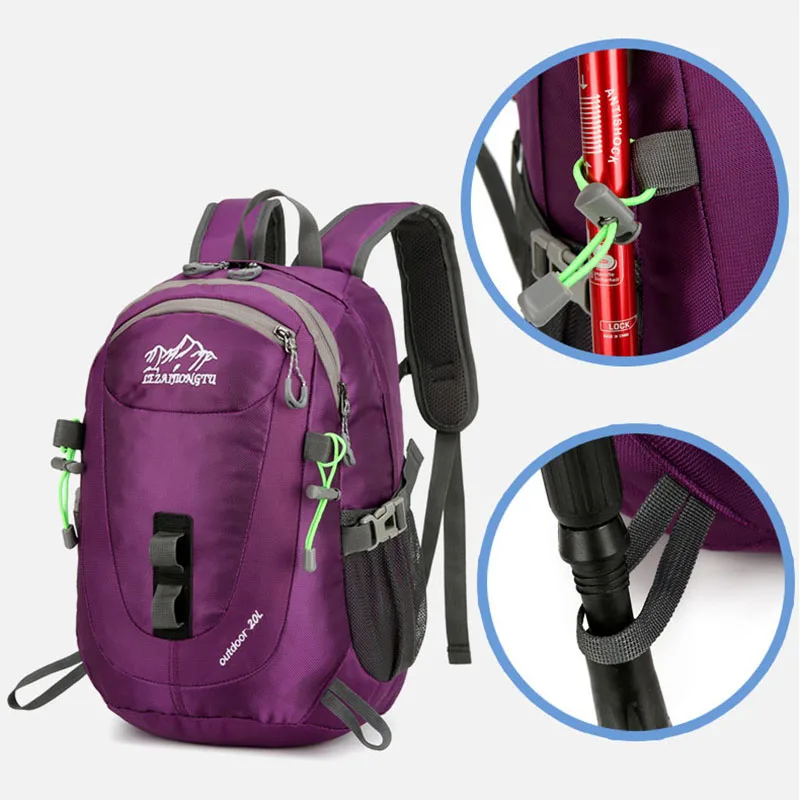

Sports Backpack Multifunctional Outdoor Pack Waterproof Wear-resistant Hiking Climbing Rucksack Large Capacity Short Trip Bag