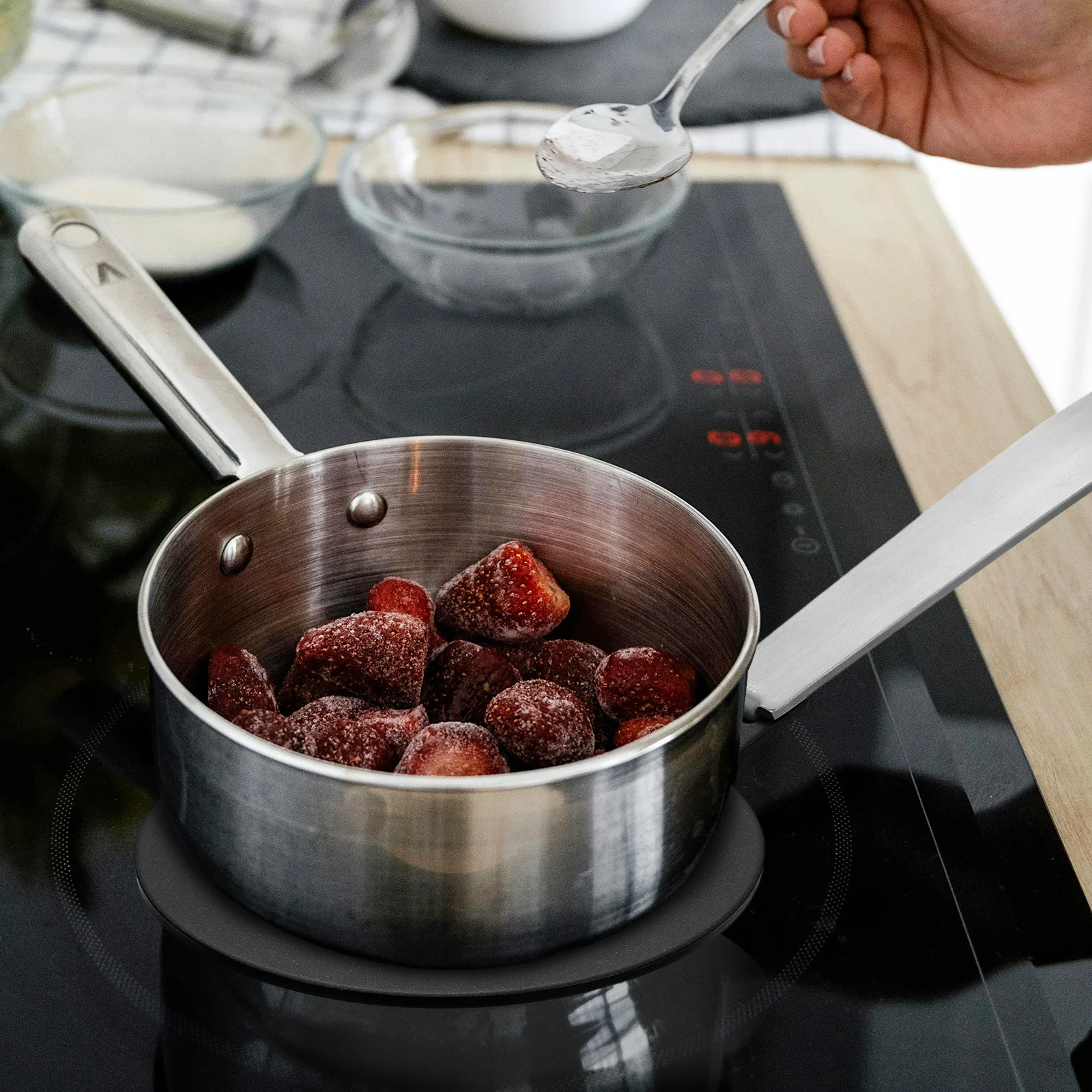 

Induction Cooktop Plate Heat Diffuser For Electric Gas Glass Ceramic Hob Stainless Steel Even Heating Cooking Adapter