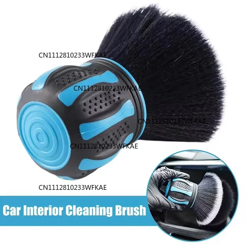 Car Detailing Brushes With Storage Rack Covers Soft Bristles Auto Interior Dust Cleaner Car Detail Brush Cleaning Detail Tool