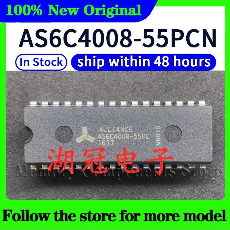 AS6C4008-55PCN Original In stock 48 hours ship